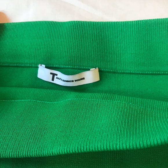 T by Alexander Wang bodycon skirt GREEN - Picture 2 of 7